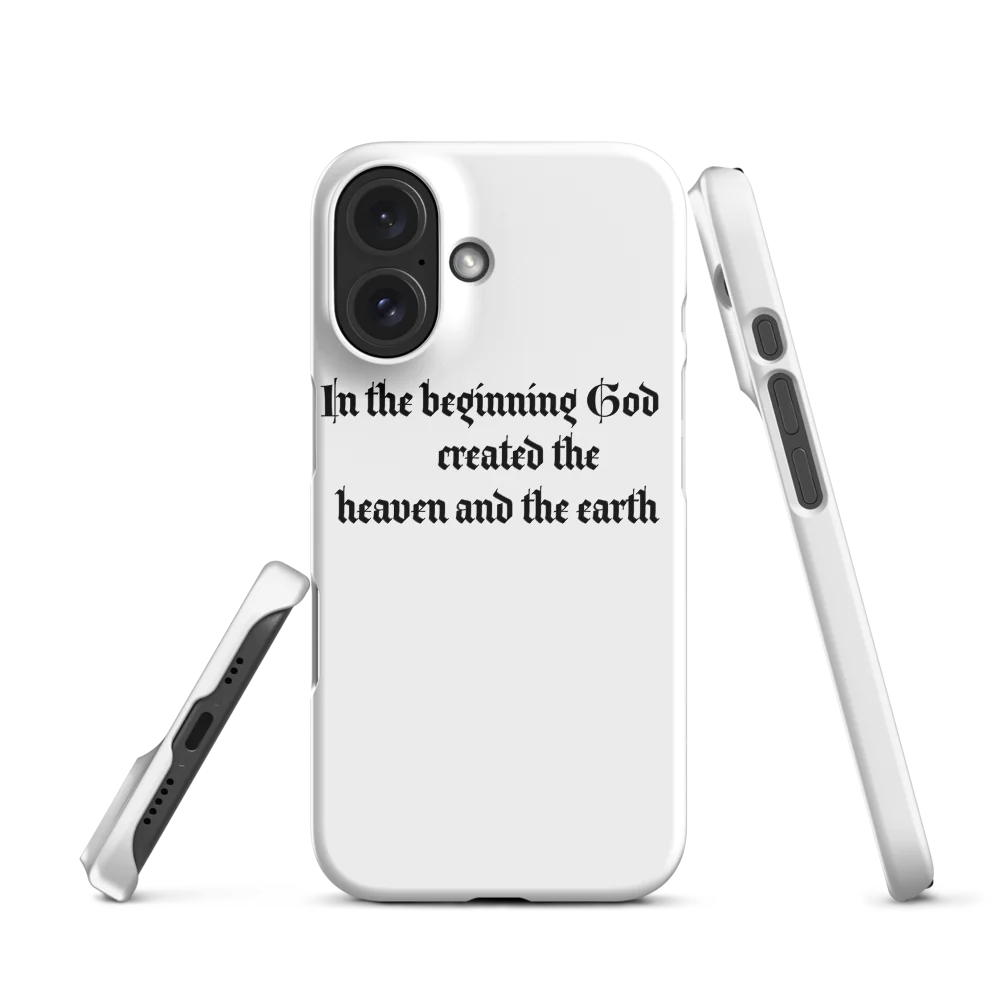 iPhone Case Genesis 1