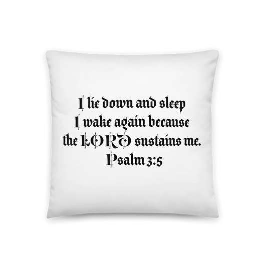 Basic Pillow Psalm 3:5