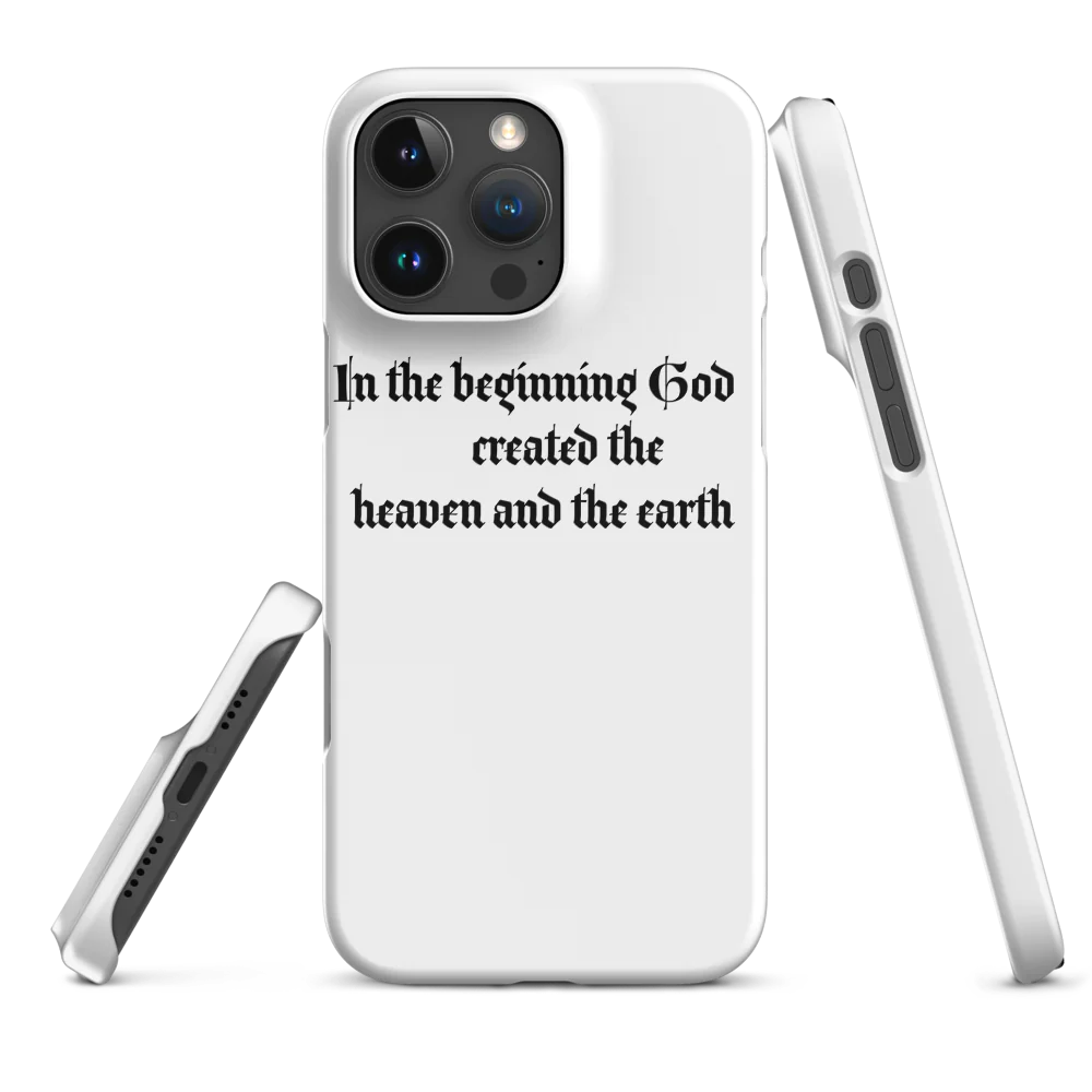 iPhone Case Genesis 1