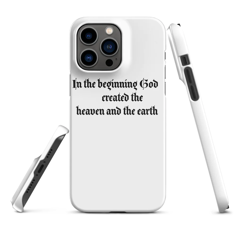 iPhone Case Genesis 1