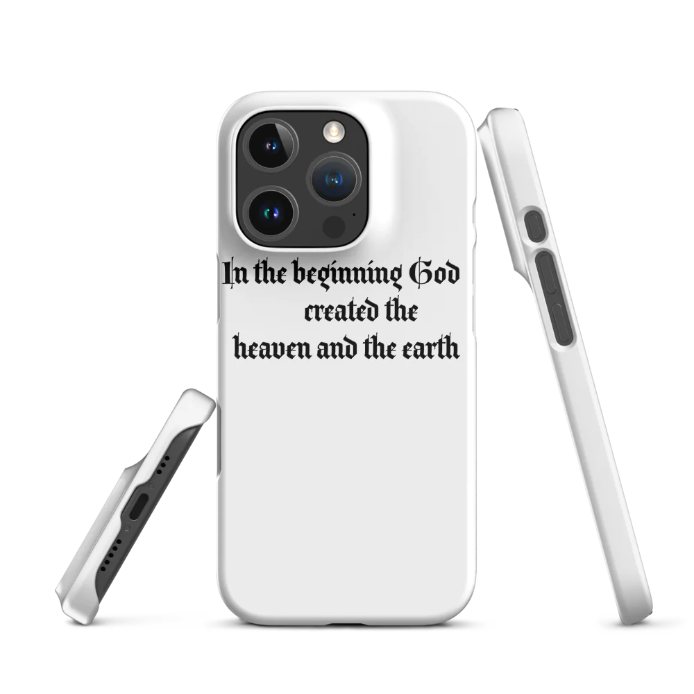 iPhone Case Genesis 1