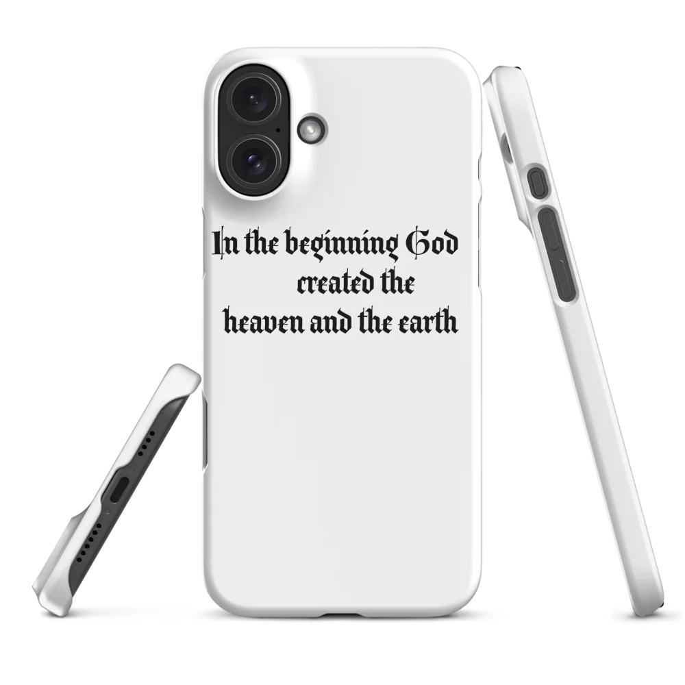 iPhone Case Genesis 1